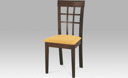 Jídelní židle BE1604 WAL, BEZ SEDÁKU, barva ořech 