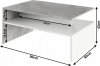 Konferenční stolek DAMOLI, beton/bílá