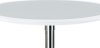 Kulatý barový stůl AUB-6050 WT, bílý plast/chrom