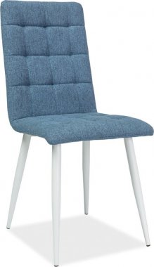 Jídelní židle OTTO modrá/bílá