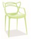Plastová jídelní židle TONY zelená