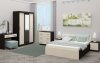 Ložnice BASIA II belfort/wenge (postel 160, noční stolek, komoda, skříň, toaletní stolek)