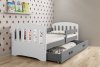 Dětská postel Clark 80x160 s úložným prostorem, borovice/bílá