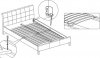 Čalouněná postel SAMARA 160x200, černá