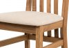 Dřevěná jídelní židle C-2100 OAK, masiv dub BEZ SEDÁKU