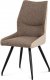 Jídelní židle DCH-351 CAP2 koženka cappuccino + látka / černá kov