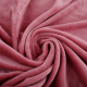 TEMPO-KONDELA ASTANA, plyšová deka s bambulkami, růžová, 150x200 cm