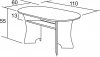 Oválný konferenční stolek Martin K01