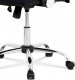 Kancelářská židle KA-E301 BK, černá/kov