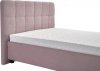 Čalouněná postel KELLY 120x200 s úložným prostorem, starorůžová