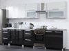 Horní kuchyňská skříňka MERLIN W40WP/120 nástavná, 1-dveřová, bílá lesk/čiré sklo