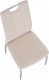 Jídelní židle OLIVA NEW, béžová Dulux Velvet látka/chrom