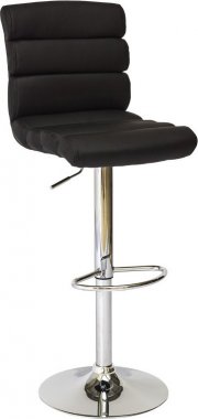Barová židle KROKUS C-617, chrom/černá