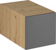Horní kuchyňská skříňka LANGEN N40 výklopná, dub artisan/šedý mat
