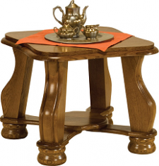 SIMONE-(L. MALA) konferenční stolek  60X60 dřevo masiv D17 -kolekce "B" (K250-E)