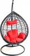 závěsné relaxační křeslo MONA - červený sedák
