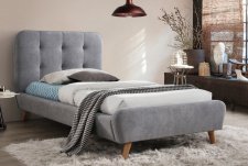 Čalouněná postel TIFFANY 90x200, šedá
