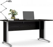 Kancelářský psací stůl Office 402/437 černá/silver grey