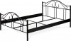 Kovová postel BED-1909 BK, 140x200, černá