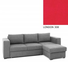 Rohová sedací souprava AVA LUCY rozkládací s úložným prostorem, pravá, LONDON 308