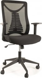 QUADRO 330 - kancelářská židle ČERNÁ / ČERNÁ - (OBRQ330C) (S) (K150)NOVINKA