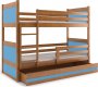Patrová postel Riky olše/modrá