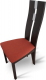 Dřevěná stolička, wenge / terakota, BONA