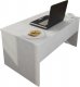 Rozkládací konferenční stolek ALBURY bílá