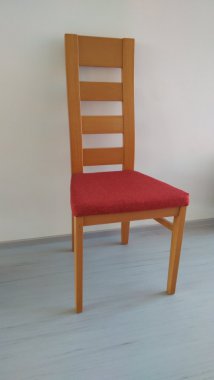 Židle FALCO -  olše, bolton rosso 9664