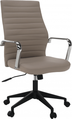 Kancelářská židle DRUGOS, šedobéžová TAUPE/černá
