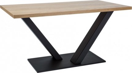 Jídelní stůl VECTOR dub masiv 150x90 cm