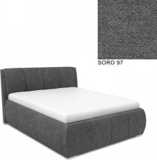Čalouněná postel AVA EAMON UP 180x200, s úložným prostorem, SORO 97