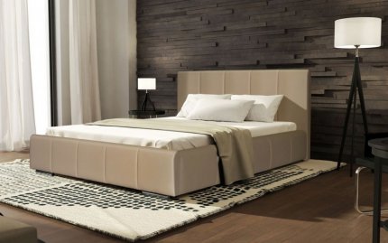 Čalouněná postel CAVALLI 160x200 béžová