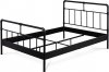 Kovová postel BED-1922 BK, 140x200, černá