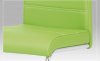 Jídelní židle HC-581 LIM1, chrom / koženka zelená