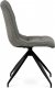 Jídelní židle HC-396 COF2, hnědá látka, ekokůže/kov