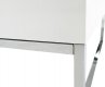 Konferenční stolek LOTTI, bílá lesk/chrom