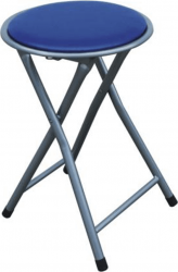 Skládací taburet / stolička, modrá, IRMA