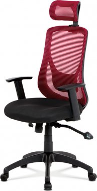 Kancelářská židle KA-A186 RED, červená