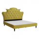 Čalouněná postel REINA 160x200, zlatá Velvet