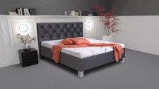 Čalouněná postel JADRANKA s úložným prostorem a volně loženou matrací