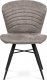 Jídelní židle HC-442 LAN3, lanýžová látka vintage/černý kov