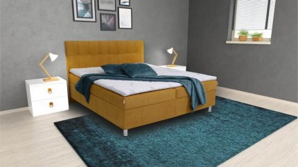Čalouněná postel TORINO s úložným prostorem