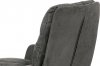 Jídelní židle, šedá látka, kov šedá mat DCH-256 GREY3