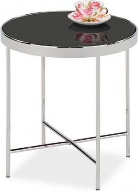 Kulatý konferenční stolek GINA C chróm