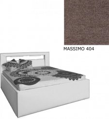 Čalouněná postel AVA LERYN 160x200, s úložným prostorem a LED osvětlením, MASSIMO 404