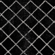 Koberec, černá/vzor, 133x190 cm, MATES TYP 1