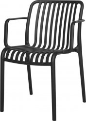 Židle plastová GARDIN černá