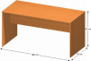 zasedací stůl, DTD laminovaná, ABS hrany, třešeň, TEMPO ASISTENT NEW 020