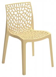 Designová stohovatelná jídelní židle GRUVYER
